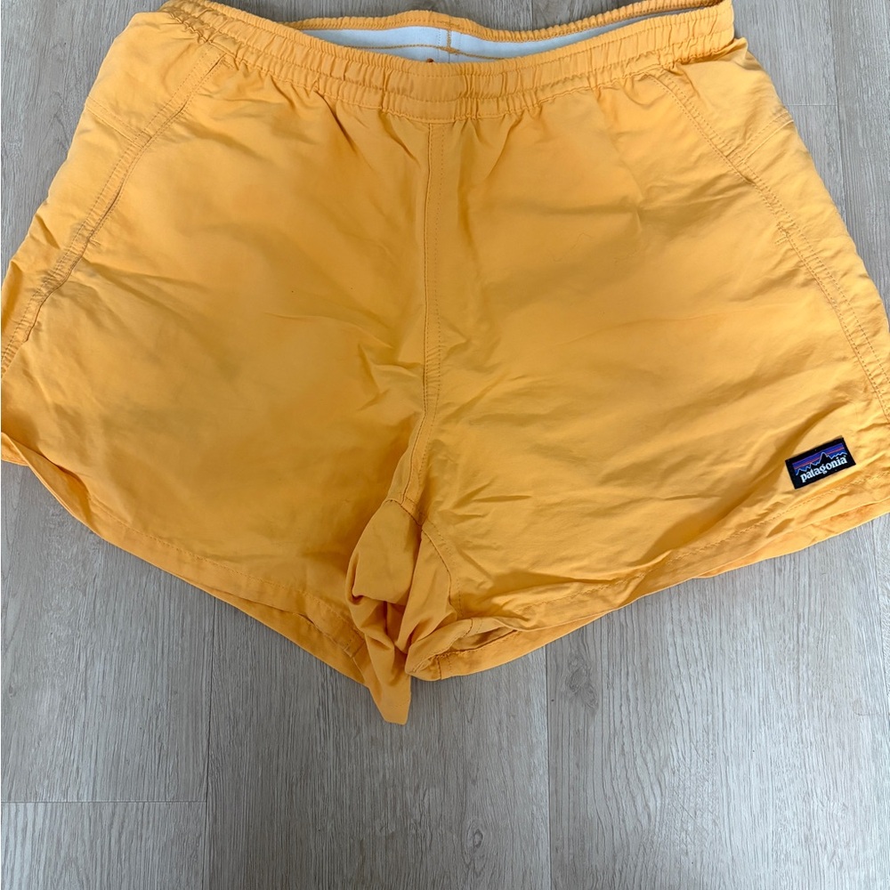 Patagonia Yellow/orange Women’s “Baggies”